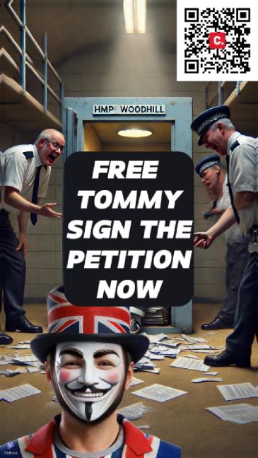 Free Tommy Robinson Sign The Petition