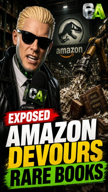 Amazon’s Dino-Squad Caught Devouring Rare Books for AI