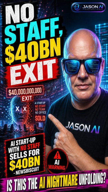 NO STAFF, $40BN EXIT