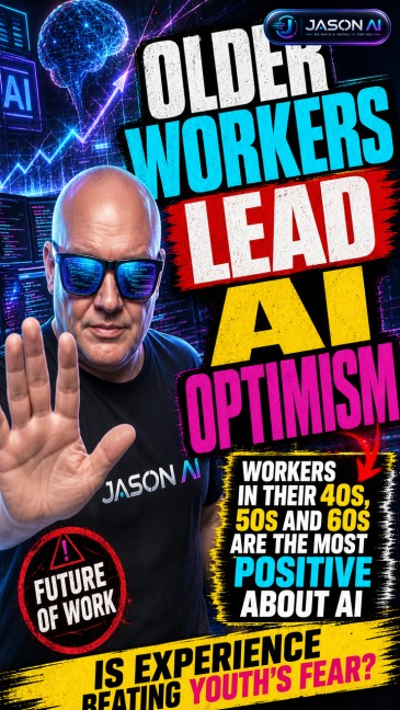 OLDER WORKERS LEAD AI OPTIMISM