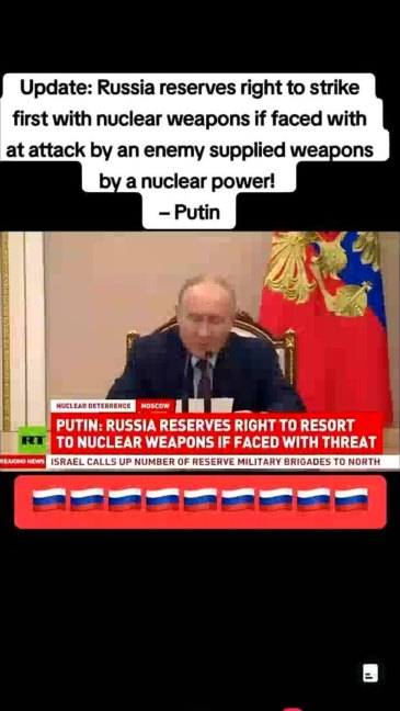 President Putin Gives Final Warning Don't Fuck With Us