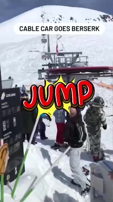 Swiss Alps Chair Lift Chaos – Close Call with Minor Injuries